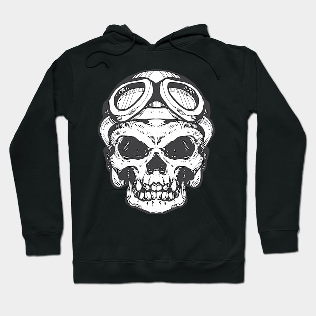 Human Skull Hoodie by kamalivan